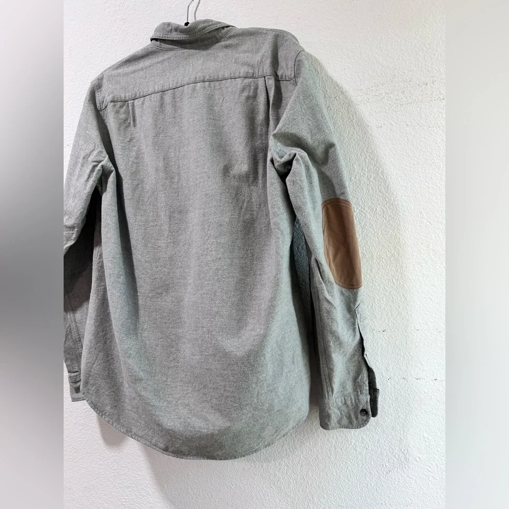j crew shacked/ Gray Button-Down Shirt